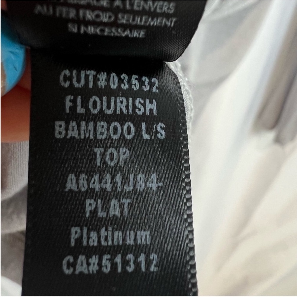 Koral Women Flourish Bamboo Long Sleeve U shape size Large - Picture 7 of 8